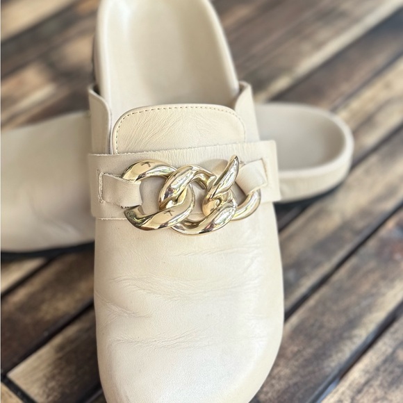 Alohas x Free People Fireplace Chain Clog – Bone Beige | Size 8 | Made in Spain - Picture 3 of 9